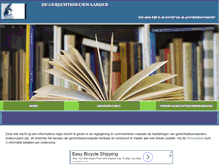 Tablet Screenshot of infogerechtsdeurwaarder.be